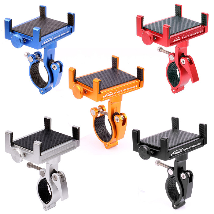 XT-XINTE Rotatable CNC Bike Motorcycle Aluminum Phone Bracket Handlebar Mount Holder