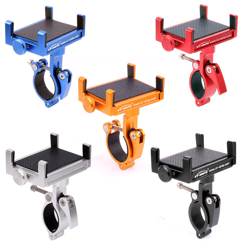 XT-XINTE Rotatable CNC Bike Motorcycle Aluminum Phone Bracket Handlebar Mount Holder