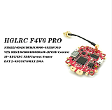 HGLRC F4 V6PRO Flight Controller 0/25/100/200/400/600mW 5.8G 48CH Switchable FPV Transmitter / 5V 3A BEC PDB 2-6S FC & VTX Board