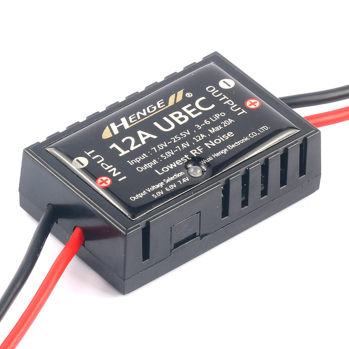 HENGE 12A UBEC For 3-6S Lipo Battery RC ESC Speed Controler FPV Racing Drone Quadcopter