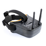 XT-XINTE New Mini FPV Goggles 3 inch 480 x 320 Display Double Antenna 5.8G 40CH Built-in 3.7V 1200mAh Battery for Racing Drone Models