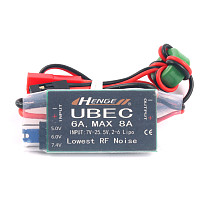 Output 5v / 6v 6A / 8A,2-6S LIPO 6-16 cell Ni-Mh Input Switch Mode UBEC BEC LV For 450 500 RC Heli