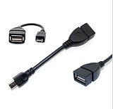 Micro USB OTG Cable Adapter Cord Data USB Male to USB 2.0 Female For Android