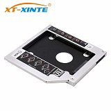 XT-XINTE 9mm SATA 3.0 Interface 2.5 Inch Hard Drive Bracket SSD Adapter Optibay HDD Caddy DVD CD-ROM Enclosure Adapter Case for Laptop PC