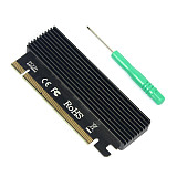 XT-XINTE LM-311N PCI-E 3.0 16X TO NVME 2280 Expansion Card Aluminum Heat Sink