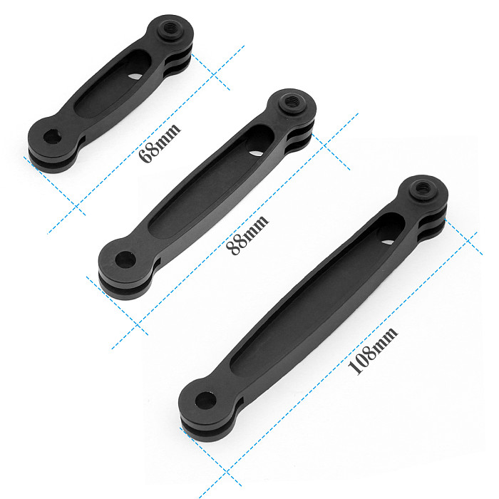 Adjustable Bicycle Clip Set Conversion Expansion Bracket for Gopro xiaoyi SJ4000 Gitup Action Camera
