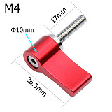 Aluminum L-type Adjustment Tighten Locking 7-shaped Handle Screw M5 M4 Adjustable Screws DSLR Camera Photographic Parts