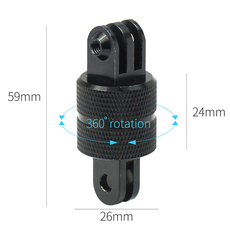 Aluminum 3 Way Selfie Stick Extension Arm & Mini Tripod Mount 360 Degree Rotation for Gopro Hero 13 5 4 3 3+ SJCAM Xiaoyi Camera