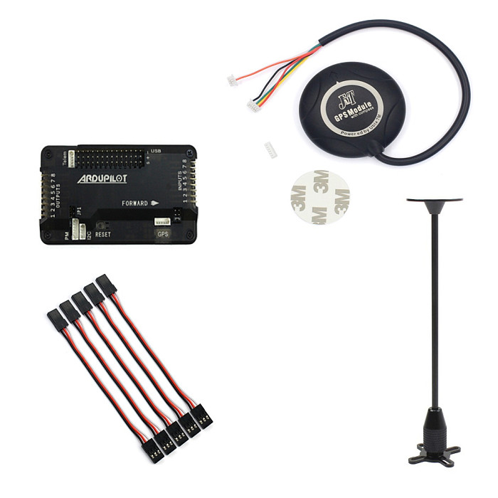DIY 2.4GHz 4-Aixs RC Drone 630mm Frame Kit APM2.8 Flight Controller with AT9S TX RX Brushless Motor ESC Altitude Hold Quadcopter