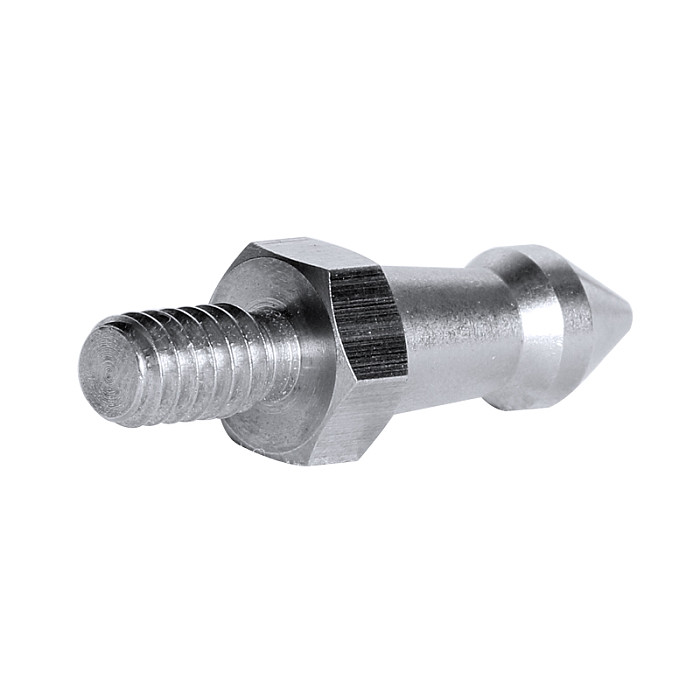 BGNING 1x Stainless Steel 1/4  Foot Screw Camera Short Spike for Tripod Monopod Benro SLR DSLR Accessories