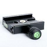 BGNING Aluminum Alloy 60mm QR Clamp + QR60 Tripod Quick Release Fastener Plate for 38mm Arca-Swiss Ball Head DSLR Camera