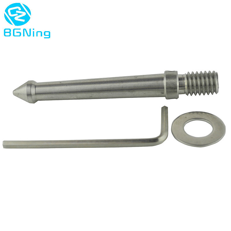BGNING Stainless Steel Lengthen Spike Screw w/ Spacer Allen Wrench for Manfrotto Gitzo Benro Camera Tripod Monopod Accessories