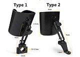 MOTOWOLF Motorcycle Riding Pocket Aluminum Alloy Mobile Phone Holder Storage Box Bicycle Cup Holder