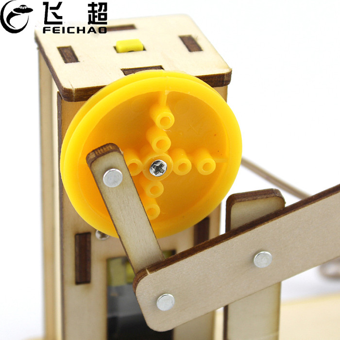 Wire Control Wooden Barrier Gateway Door Model Building DIY Physics Scientific Experiment Toy Assembled Materials Kits