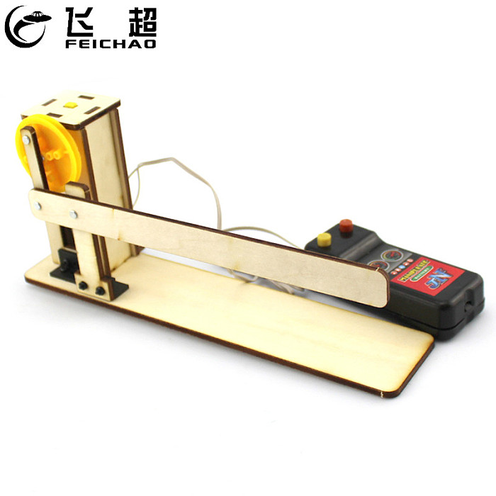 Wire Control Wooden Barrier Gateway Door Model Building DIY Physics Scientific Experiment Toy Assembled Materials Kits