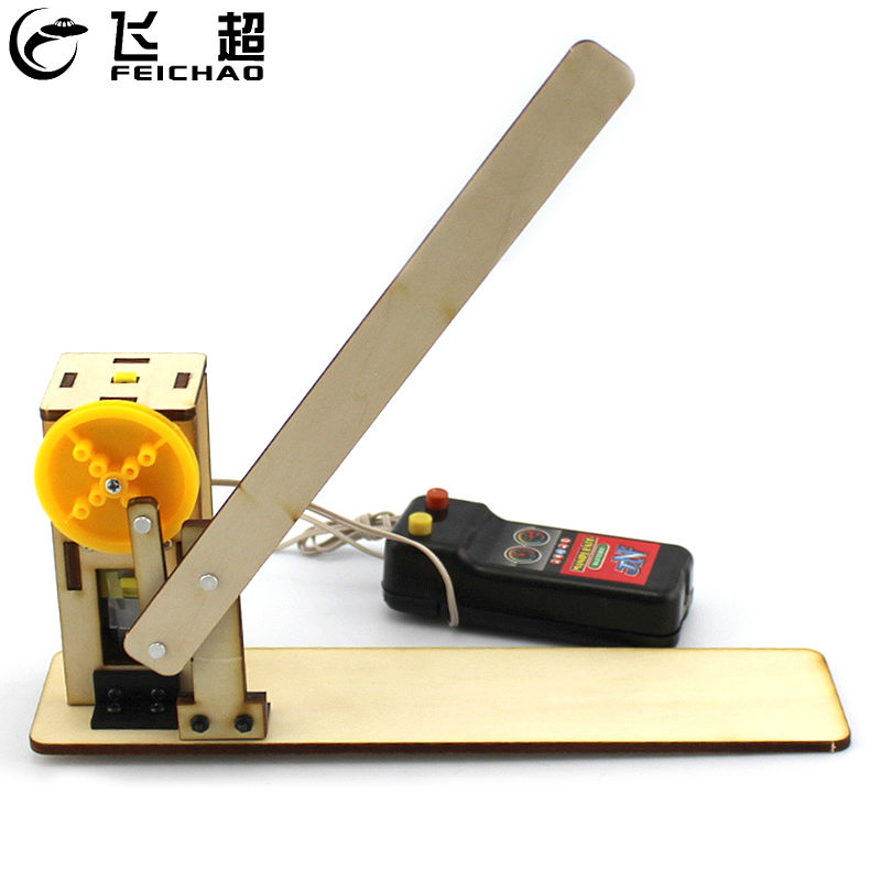 Wire Control Wooden Barrier Gateway Door Model Building DIY Physics Scientific Experiment Toy Assembled Materials Kits