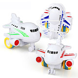 JMT 1 Piece Children Toy Colorful Mini Inertia Model Airplanes Cartoon Gift Friction Toy for boy 1-3 years