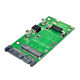 XT-XINTE High Quality Mini PCI-E mSATA SSD To 2.5 Inch SATA 3.0 22PIN 7+15Pin Adapter Converter Card Module Board