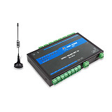 USR-IO808-GR 8 Channel Network IO Controller with GPRS GSM, GSM IO Controller with 8 output/input Support Master Mode and Slave Mode TCP/RTU Protocol Adaptation