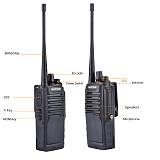 BaoFeng BF-9700 Portable Walkie Talkie 5W  UHF IP67 Waterproof Two Way Ham Professional Radio Comunicador Transceiver