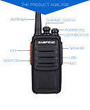Baofeng BF-T99S Walkie Talkie Portable Radio T99S 5W UHF 400-470MHz Comunicador Transmitter Transceiver