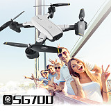 Dual Camera Smart Edition Drone SG700 with Gesture Capture Function 2.4G 4CH FPV RC Quadcopter Positioning Follow Helicopter Toy