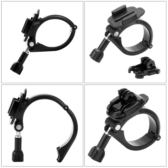 BGNING Bicycle Bike Motorcycle Handlebar Handle Bar Mount Adapter 360 Degree Rotating for Gopro Hero 6 5 4 4+ 3 SJCAM Xiaomi Yi