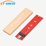 Metal Case USB3.1 Type-C Port Mobile M.2 NGFF B Key SSD Enclosure Case Adapter Box for M.2 NGFF B Key SSD  2242 2260 2280