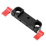 F07095 DSLR Rig Rod Clamp Rail Block For 15mm Rod Baseplate Mount Support 5D2 5D3 7D