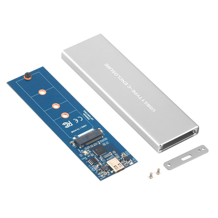 XT-XINTE NVMe PCIE USB3.1 HDD Enclosure M.2 to USB Type C 3.1 M KEY SSD Hard Disk Drive Case External Mobile Box