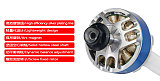 LDARC XT2306 1700KV CW CCW Motor for FPV Racing Drone Quadcopter Lightweight Design Silver Plate Line