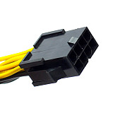 XT-XINTE 10pcs CPU 8pin to Graphics Card Double 8pin Power Cable CPU 8P female to 6+2pin Adapter Cord Line