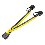 XT-XINTE CPU 8pin to Graphics Card Double 8pin Power Cable CPU 8P female to 6+2pin Adapter Cord Line