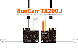 RunCam TX200U 5.8G 48CH 25mw / 200mw Micro Mini Video Transmitter VTX for RC Drone