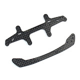 High Quality Carbon Fiber Front and Rear Sliding Damper Sets with Lettering for 2013 TAMIYA 4WD Model Spare Parts
