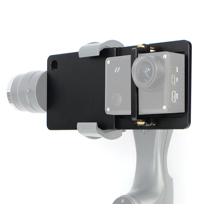 BGNING Stabilizer Conversion Splint Aluminum Adapter Fixture Gimbal Clip For Zhiyun Feiyu Gopro Sports Camera