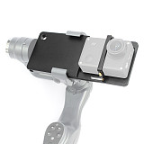 BGNING Stabilizer Conversion Splint Aluminum Adapter Fixture Gimbal Clip For Zhiyun Feiyu Gopro Sports Camera