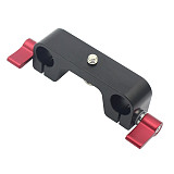 1/4 DSLR Rod Clamp For 15mm Rail Rod support System 5D2 5D3 60D 600D DV VIDEO