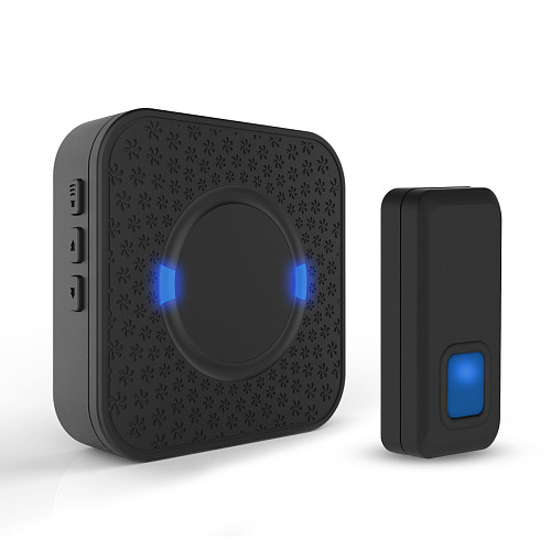 MingChuan Wireless Doorbell for Home with 55 Melodies Clear Music and High Decibels Operating at over 900-feet Range 5 Level Volumey and LED Flash