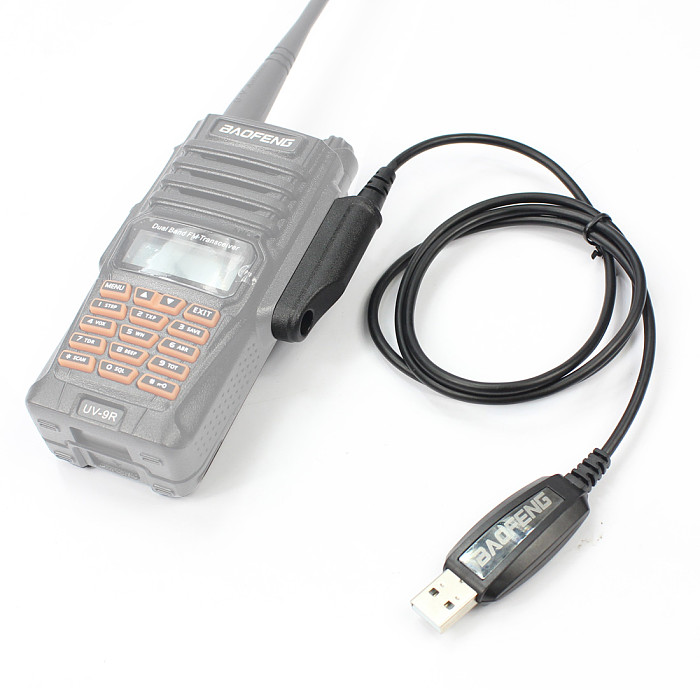 Baofeng Original Waterproof Walkie Talkie Accessories USB Programming Cable CD Firmware for Mobile Radio BF-UV9R BF-A58 BF-9700