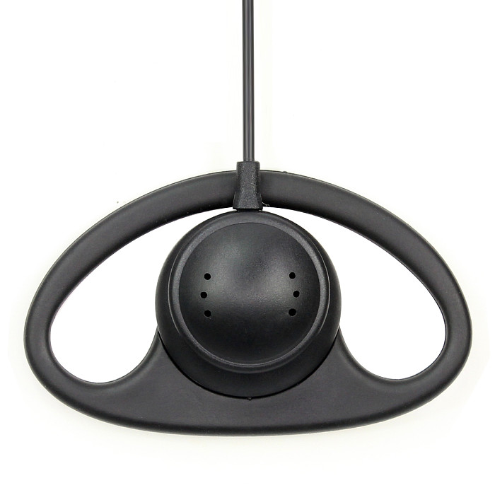 D Shape Soft Ear Hook Earpiece 2 Pin PTT with Mic Headset for UV-5R 888S 777S 666S BF Handheld Walkie Talkie BaoFeng Accessories