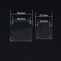 5Pcs Flight Control Insulating Sheet 36mm*36mm / 27mm*27mm for Power Distribution Board PDB & CC3D / NAZE32 / SP Racing F3 Drone