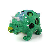 3Pcs Children Pinch Grape Dinosaur Novelty Gag Toys Explode Bead Decompression Relief Grape Ball Tyrannosaurus Practical Jokes