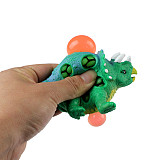 3Pcs Children Pinch Grape Dinosaur Novelty Gag Toys Explode Bead Decompression Relief Grape Ball Tyrannosaurus Practical Jokes