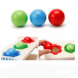 MWZ Baby Wooden Noise Maker Knock Ball Xylophone Kids Hand Hammering Early Learning Educational Toys Music Instrument Block Toy