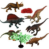 4Pcs / 6Pcs 7  Mini Animals Dinosaur Simulation Toy Jurassic Play Dinosaur Model Action Figures Classic Ancient Collection Boys