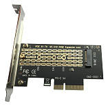 XT-XINTE NVME Riser Card M.2 F to PCI-E3.0X4 High Speed Expansion Card M2 NGFF to PCI-E SSD Adapter M2 NGFF M Key SSD Conversion Card