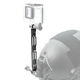 BGNING Aluminium Extension Arm Metal Pole Mount Helmet Tactical Grip for Gopro Hero 3 3+ 4 5 6 Xiaomi Yi 4K SJCAM Selfie Pole