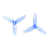 Gemfan 4 Pairs Flash 2540 2.5x4 2.5 Inch PC 3-blade Propeller Prop 1.5mm Mounting Hole for 1105 Motor RC Drone Quadcopter