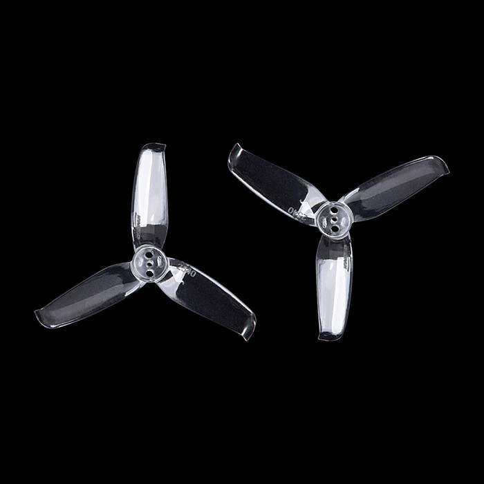 Gemfan 20 Pairs Flash 2540 2.5x4 2.5 Inch PC 3-blade Propeller Prop 1.5mm Mounting Hole for 1105 Motor RC Drone Quadcopter
